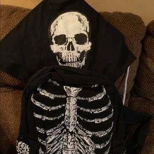 NWT skull hoodie backpack